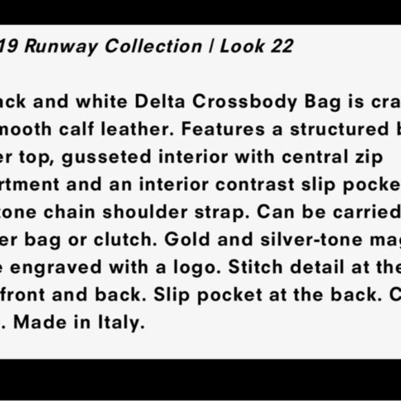 Proenza Schouler RUNWAY COLLECTION DELTA CLUTCH Crossbody Bag - Picture 9 of 9